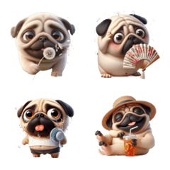Lazy Summer Pug