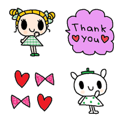 nenerin色んな絵文字セット1021可愛い