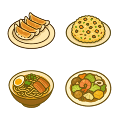 ほっこり中華！ゆるかわ絵文字シリーズ