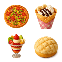 Bread & Sweets Emoji Selection