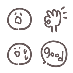 お手紙の手描きイラストみたいな絵文字2