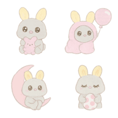 Lovely Mumu Bunny Stickers