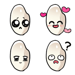 rice grain emojis