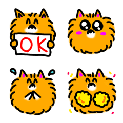 笑うポメラニアンの毎日リアクション絵文字