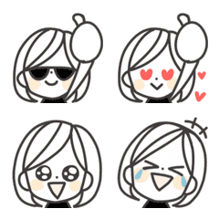 ◉リアクション機能専用◉オシャレボブ女の子