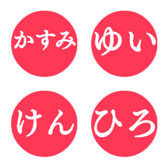 Names that can be used in reactions