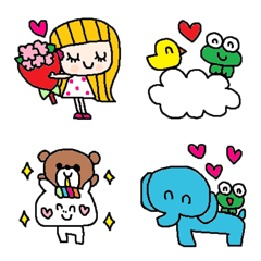 nenerin色んな絵文字セット1023可愛い