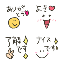 【毎日活躍！リアクション絵文字】