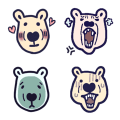 polar bear--Emoji
