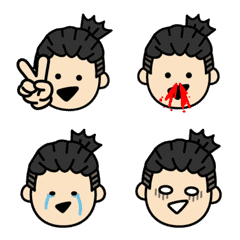 Moving Avatar Emoji/Men's/Black/Long.A
