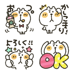 くまぴ★日常気遣い文字入り絵文字