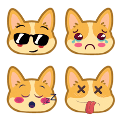 Baby Corgi Adventure (Emoji) Ver6