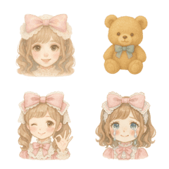 ull of sweet expressions girl emoji
