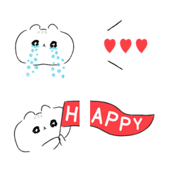 ハムぞーの日常②つながる絵文字付き