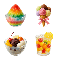 Cool & Cute Desserts Emoji Set