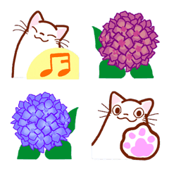 和風猫　気持ちを伝える絵文字
