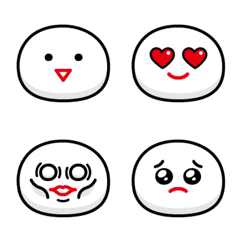 White bean emoji 2