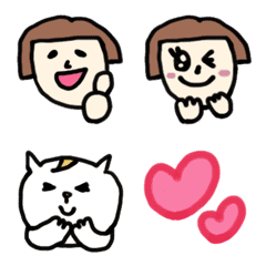 Person and cat Emoji