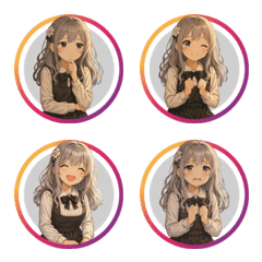 Cute & Easy! Daily Girl Stickers