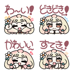Easygoing girl's loosey Emoji 3