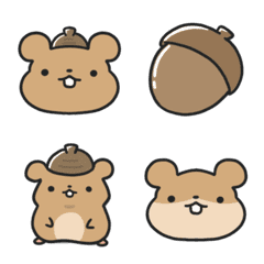 ぐりハムくんとどんパンくん絵文字 Vol.1
