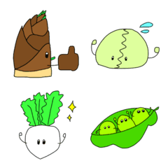 Cute vegetabless