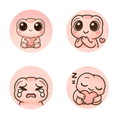 ピンクカーラの絵文字