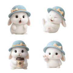 迷你垂耳兔表情符號