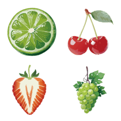 カワイイ！瑞々しい果物の絵文字