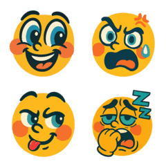 Retro POP Emoji Collection