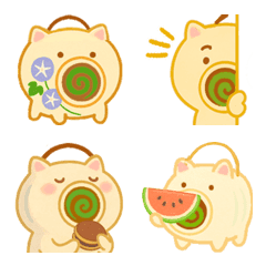 蚊取りぶたの気持ち 絵文字