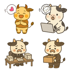 Baby Cow Life (Emoji) Ver3
