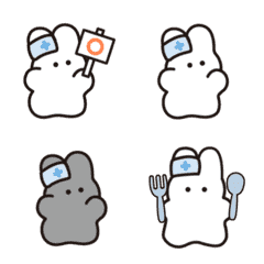 動く！うさナースクローンの絵文字