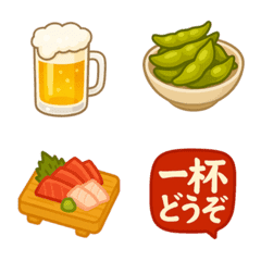 居酒屋のれん絵文字コレクション