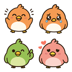 かわいいカラ鳥の絵文字