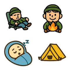 Camping Emoji Fun vol.1