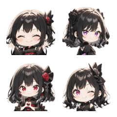 漆黒の微笑 絵文字