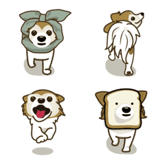 わんぱくひめちゃんニコニコ散歩動く絵文字