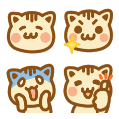 うごく！リアクションで使うネコチャンの顔