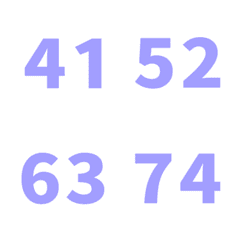 淺紫 日期 數字 41-80 萬用日曆 動態表情貼