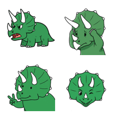 シュールでかわいい恐竜の絵文字2