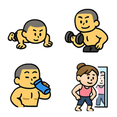 Workout Emoji Pack vol.1