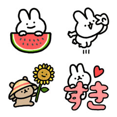 Rabbit reaction emoji
