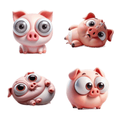 Shocked Pink Pig