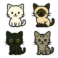 Cute Cat & Kitty Emojis