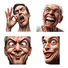 リアクションおじさん絵文字