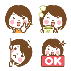 Girl Simple Reactions Emoji