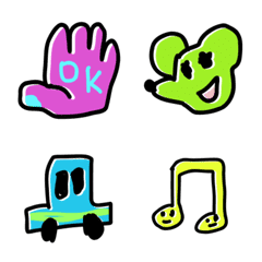 もっとふざけた絵文字