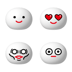 Shiroimamekun emoticon 3D