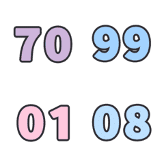 しゅくじょ  123 日常 70-99 動く絵文字